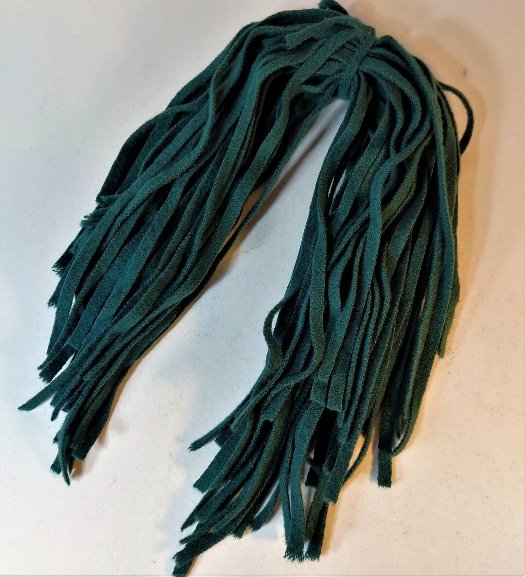 Rug Hooking Strips DEEP TEAL #8 Cut 50 Ct. 18" Long #1519 Dorr Mill ...