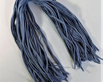Dorr Wool Dusty Blue Wool Strips on Number 4 Blade 18 Inches Long 50 Strips for Rug Hooking SALE!!!Discontinued Color
