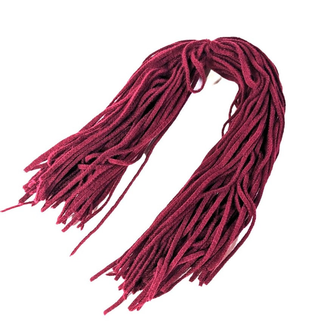 Rug Hooking Strips MERLOT #4 Cut 50 Ct. 18" Long #6321 Dorr Mill Wool ...