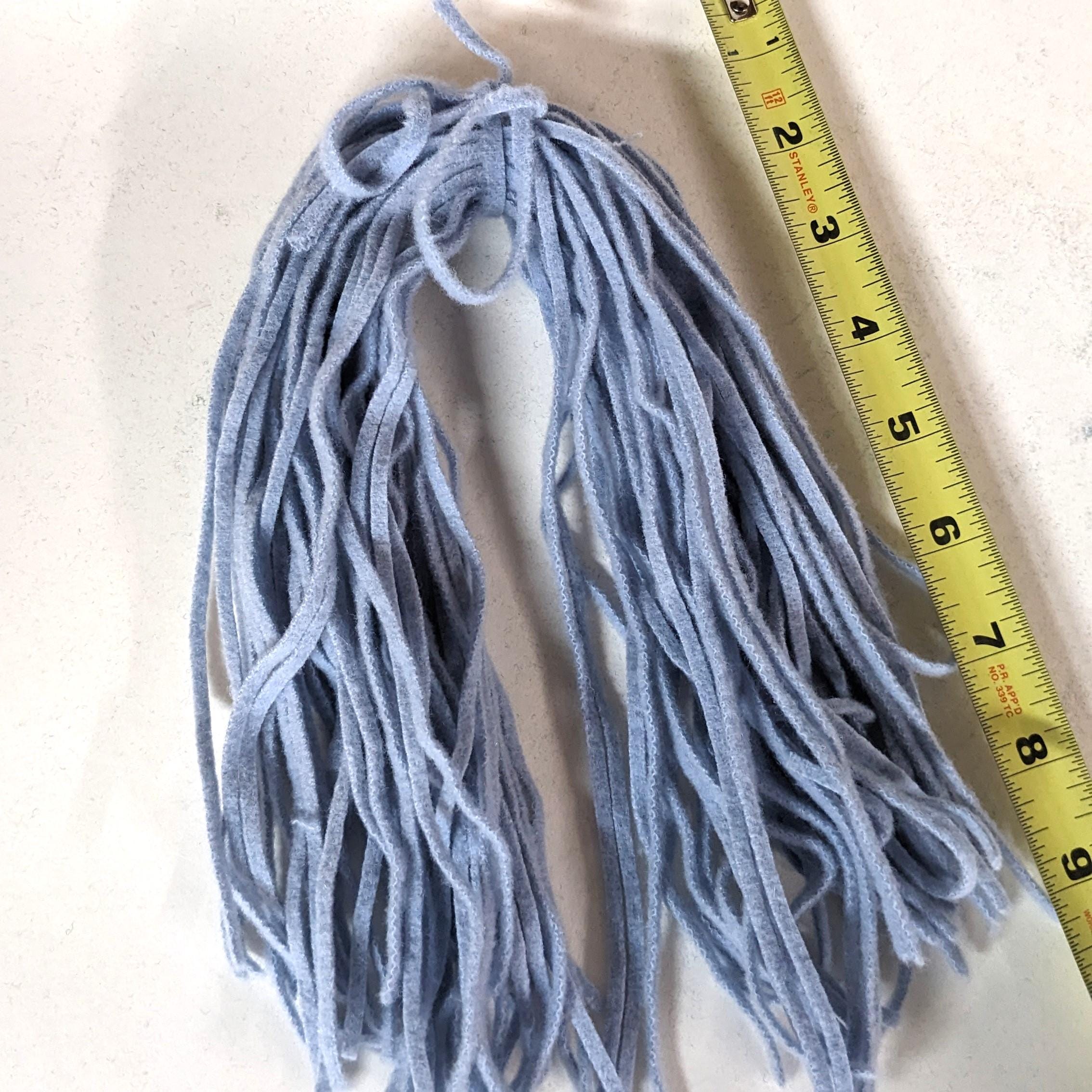 Rug Hooking Strips BABY BLUE #4 Cut 50 Ct. 18" Long #1821 Dorr Mill ...