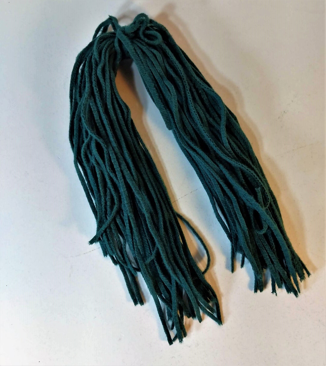 Rug Hooking Strips DEEP TEAL #4 Cut 50 Ct. 18" Long #5420 Dorr Mill ...