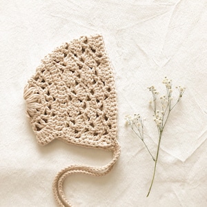 Lace Crochet Bonnet