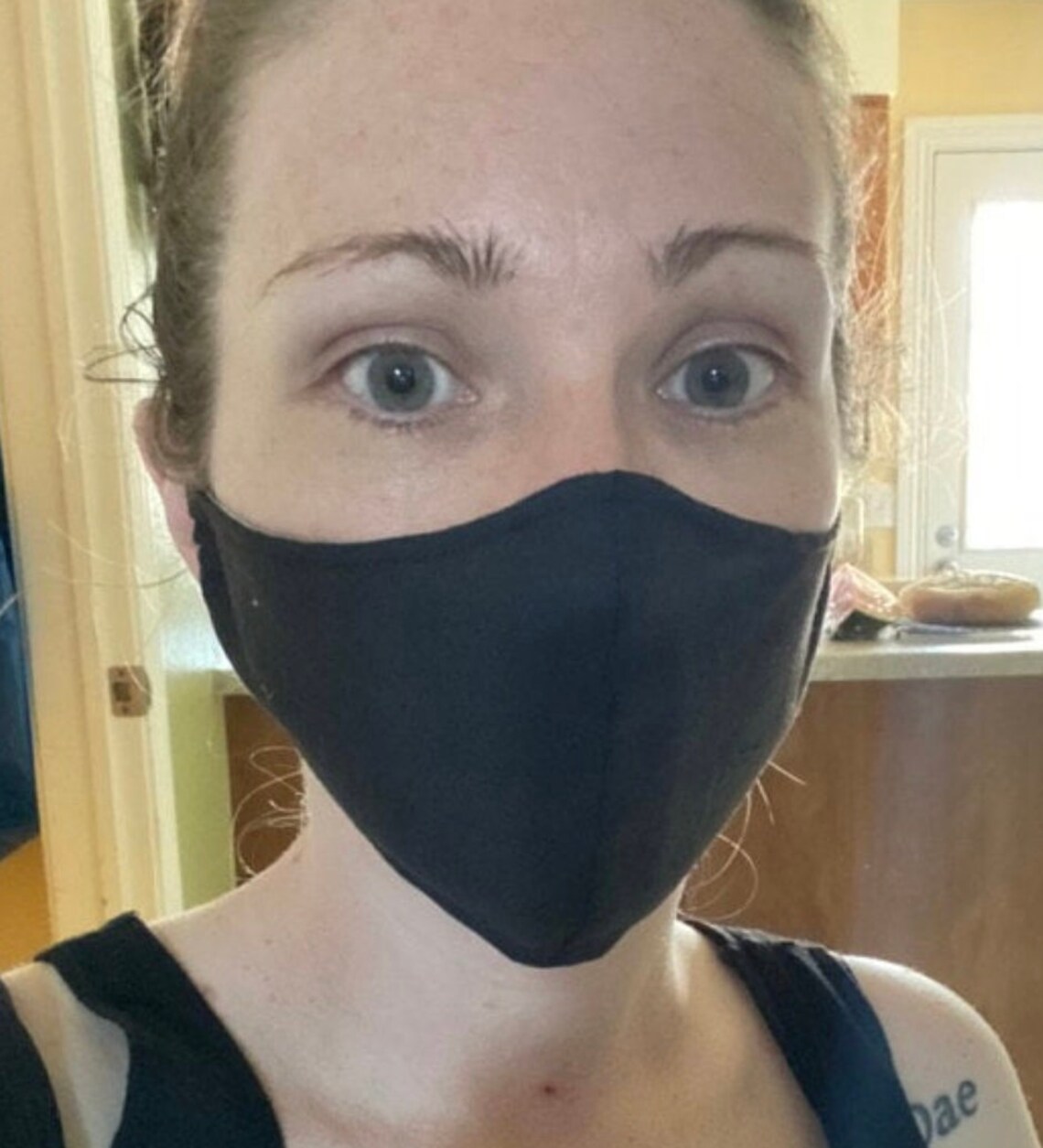 Face Masks Women's and Teenager's Black Face Masks Etsy