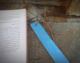 Handmade Leather Bookmark , Gift for Reader, Real Leather, Quarantine Gift Idea, Isolation Present, Personlised Bookmark , Personalized Gift