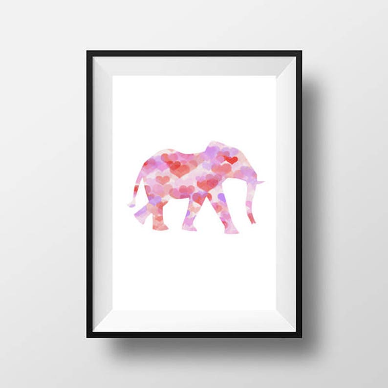 Pink Elephant Wall Decor