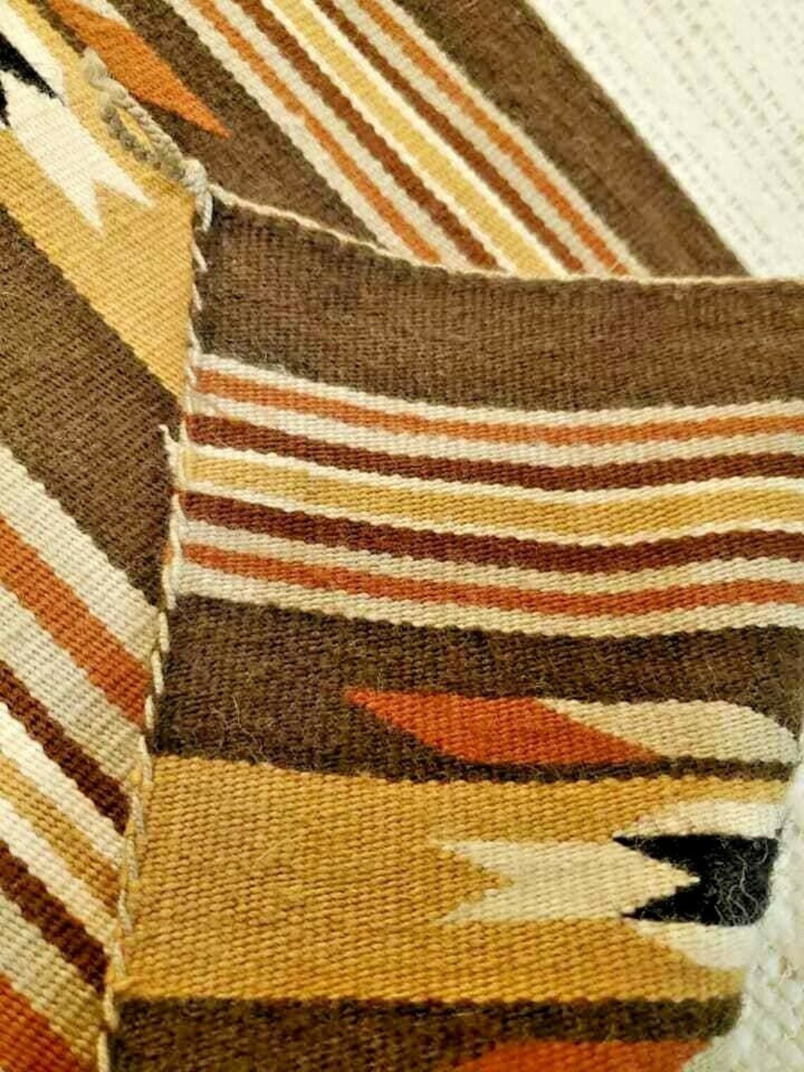 Navajo Rug Multicolor Brown 48x32.5 Native Etsy
