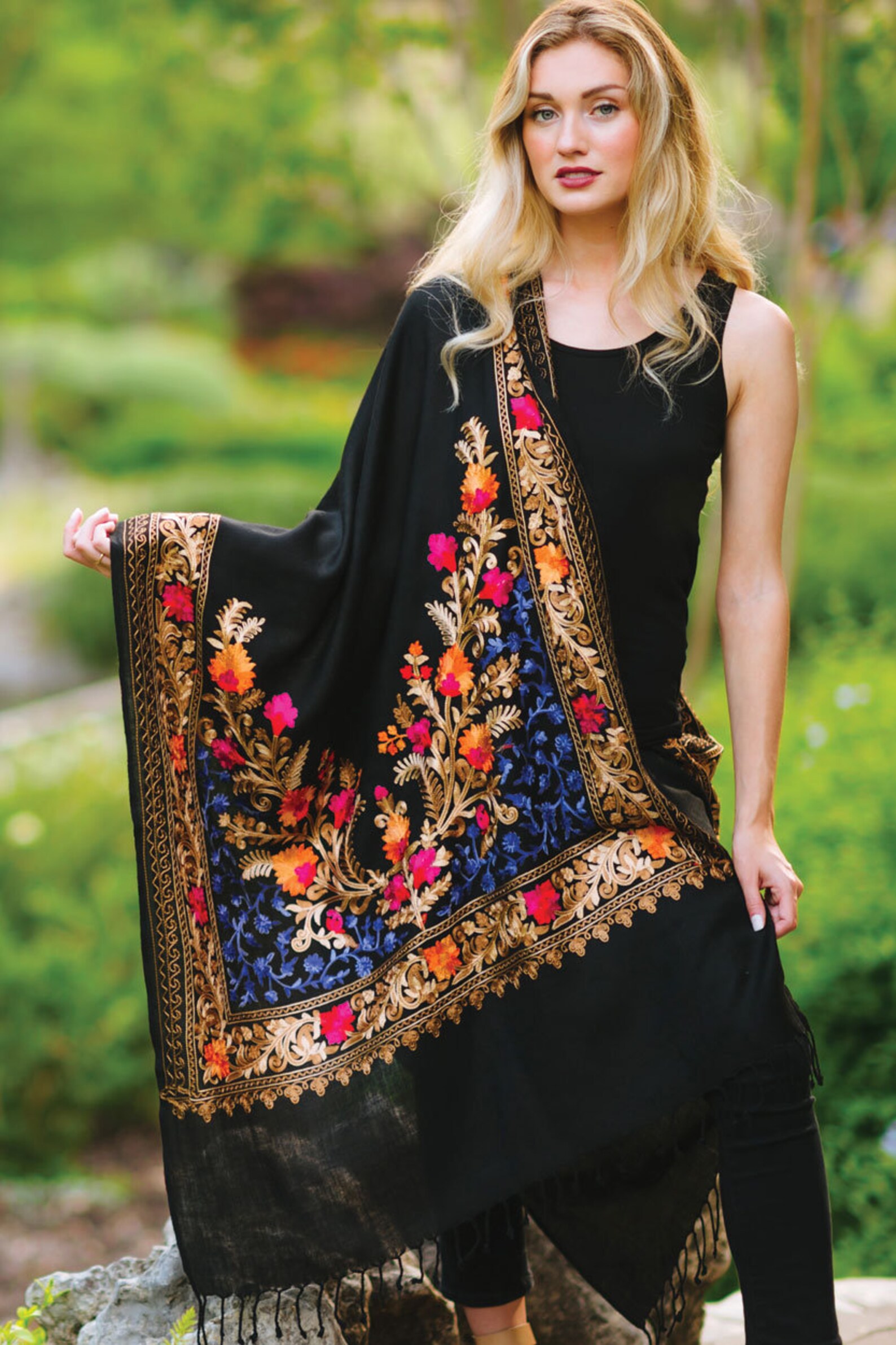 jeweled shawl