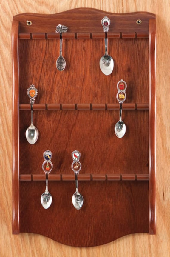 Bohemian Wall Hanging Spoon Rack Necklace Rack Hand Carved Wall Art