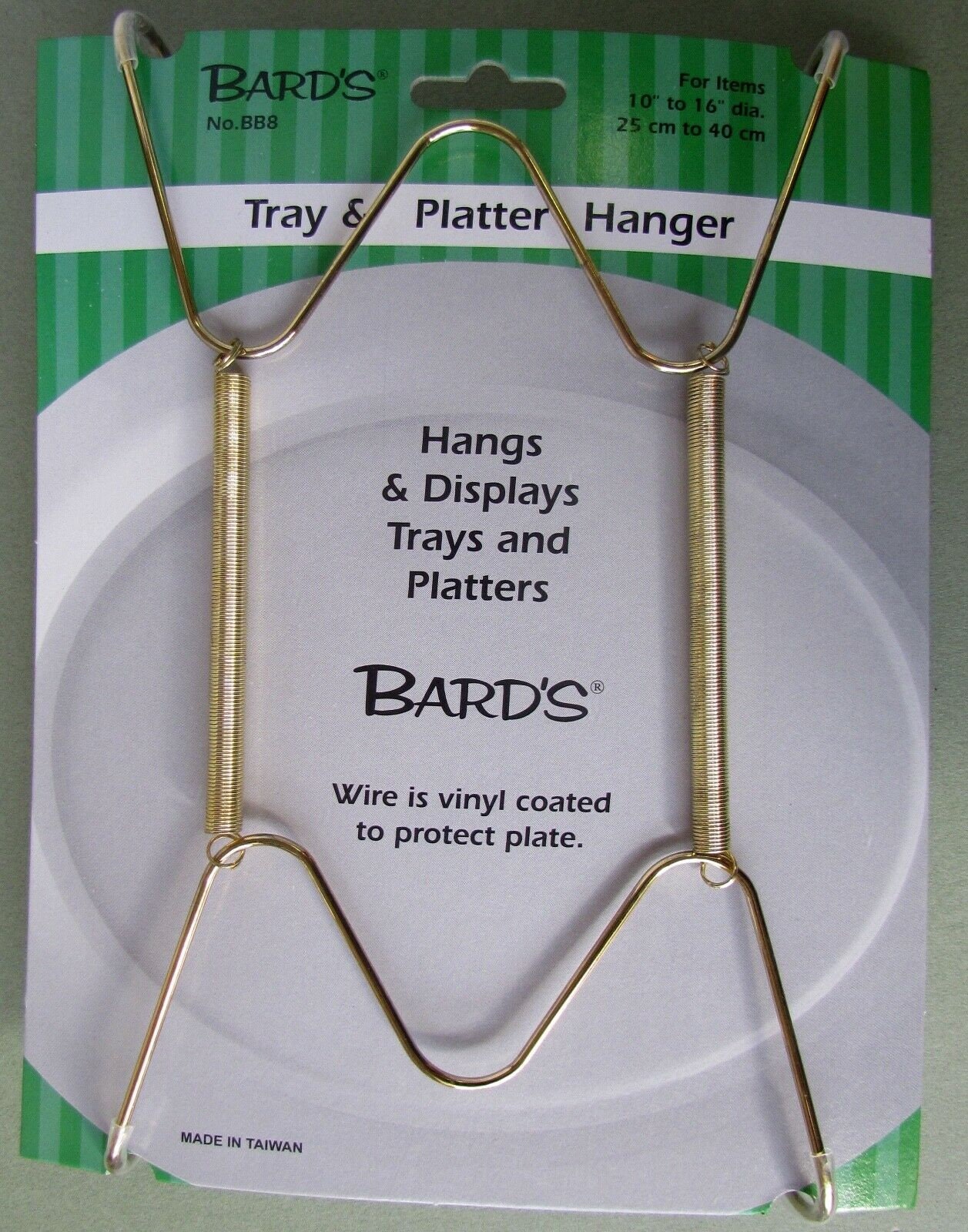 Tray and Platter Hanger, Plate Hanging Wire, Displays Plates 1016 in
