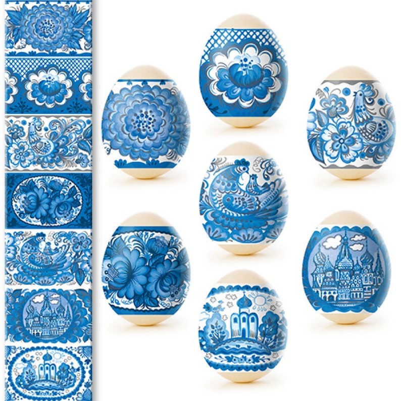 Easter Egg Wraps for 7 Hen Eggs Pysanka Pysanky Egg Heat Etsy