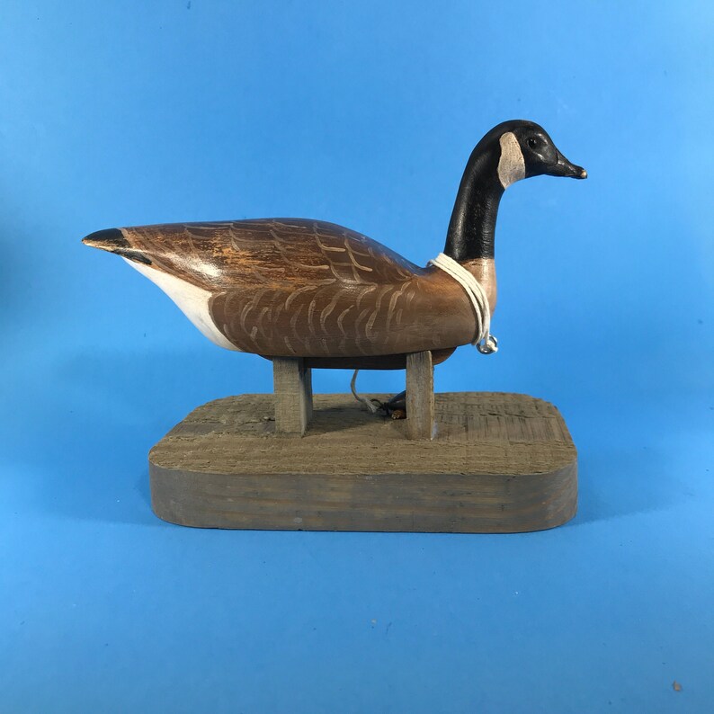 Canada Goose miniature decoy Etsy