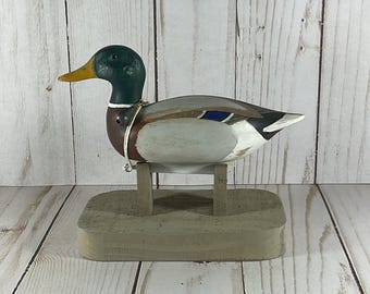 Miniature Mallard decoy