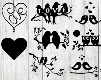 Free Free 50 Love Birds Kissing Svg SVG PNG EPS DXF File