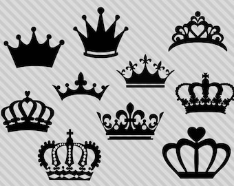 Queen Crown Svg Etsy