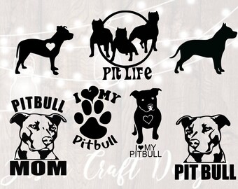Download Pitbull Mom Svg Etsy
