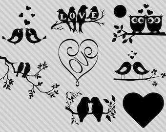 Download Love Birds Svg Etsy