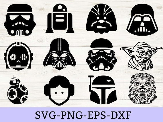 Star Wars svg bundle, star wars clipart, png, svg, def darth Vader svg, cut files for cricut and silhouette, Instant Download