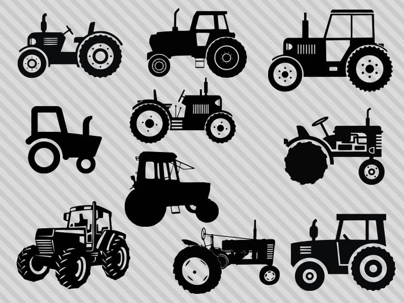 Download Tractor svg bundle tractor silhouette svg tractor clipart ...