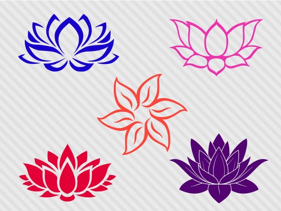 Download Lotus flower svg bundle lotus svg lotus flower clipart | Etsy