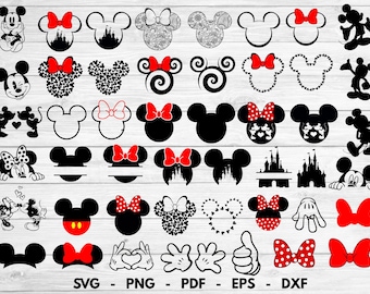 Paquete de SVG vectoriales de ratón, clipart, eps, png, ai, pdf, archivo digital en capas SVG para máquinas de corte ¡Descarga instantánea de vectores!