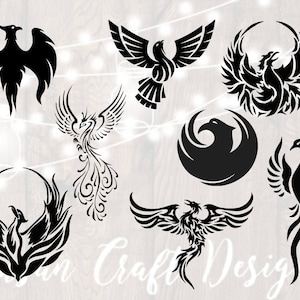 Phoenix svg, phoenix clipart, phoenix svg cut files for cricut silhouette, phoenix dxf, png