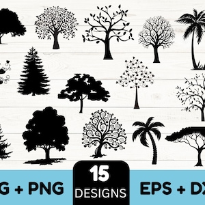 14 Tree svg Bundle, Tree Of Life svg Bundle, Tree Bundle svg, Tree Of Life Clipart, Celtic Tree Of Life svg, Family Tree svg, Palm Tree svg