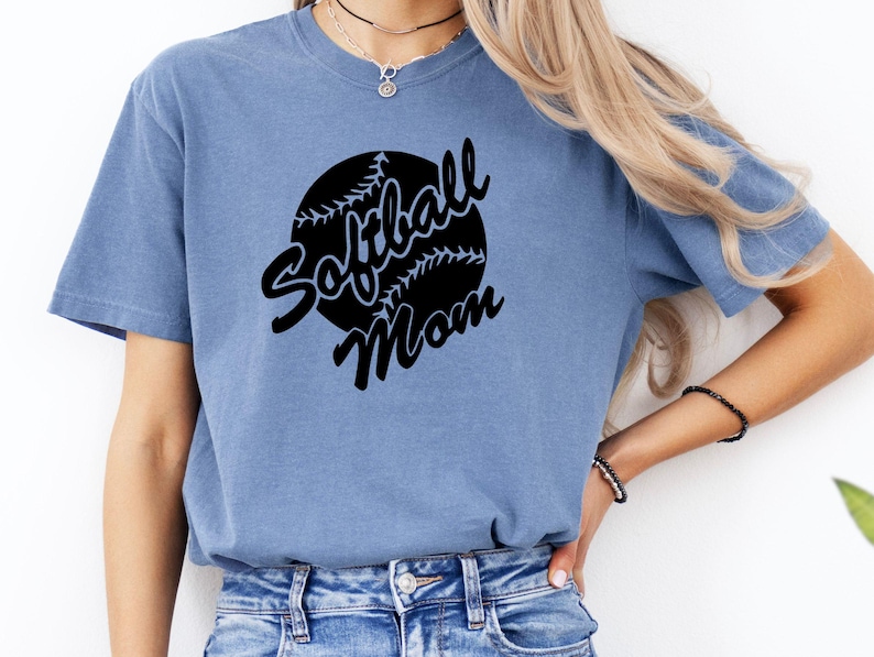 Softball Bundle, Softball Clipart, Softball Mama SVG, Softball Spielerin svg, Softball Silhouette svg, png, dxf, eps Bild 5