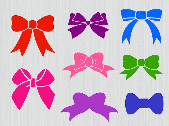 cute and beautiful bow tie ribbon knot svg bundle By greatype19