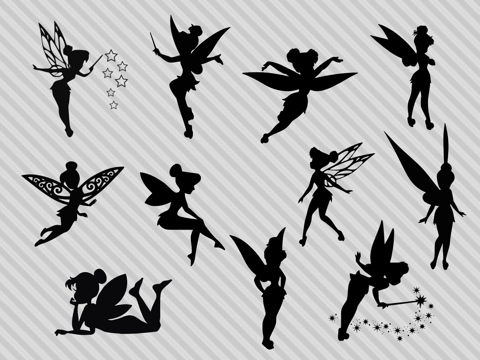 tinkerbell silhouette png