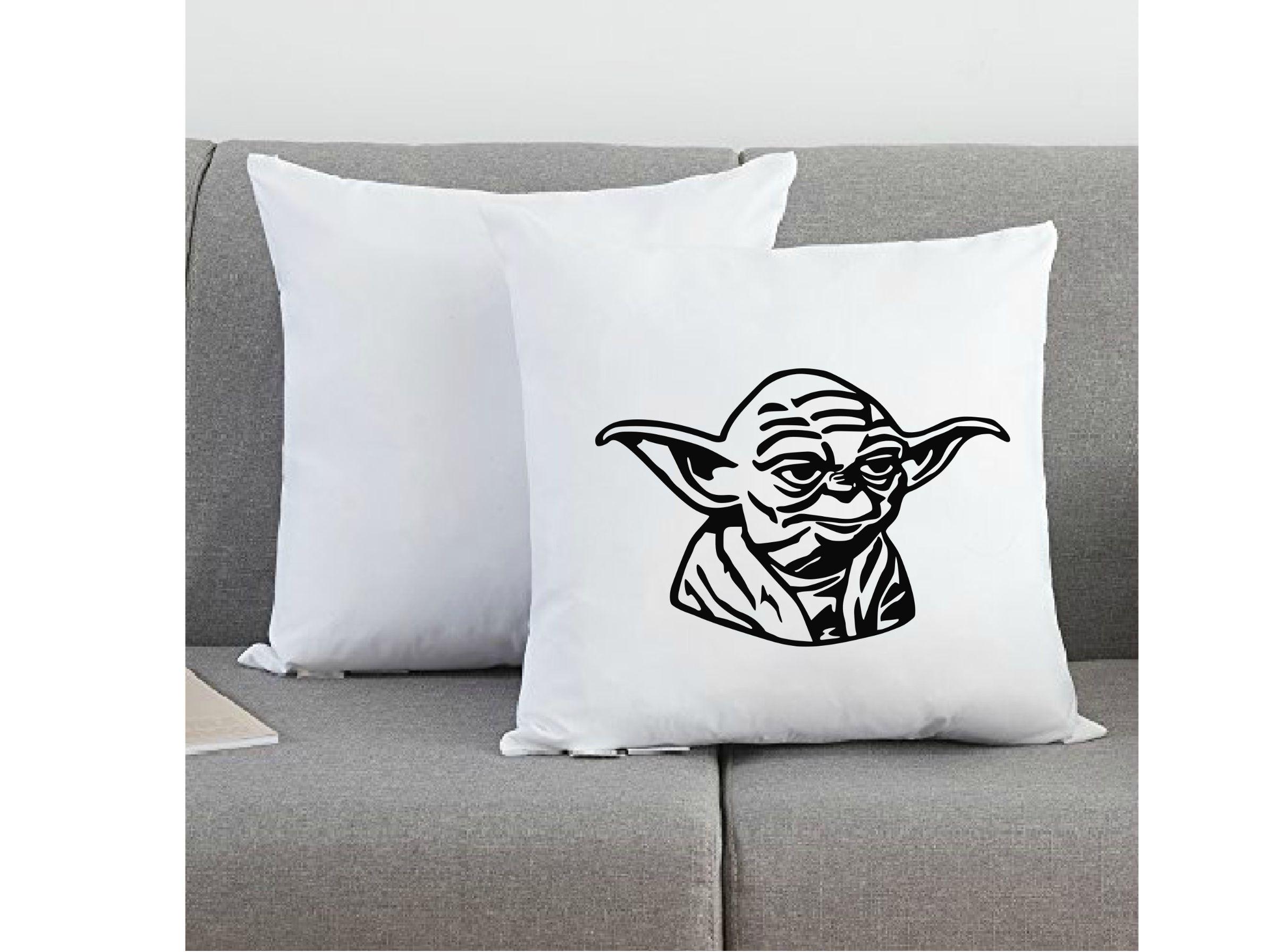 Cuscino Darth Vader E Yoda 40 X 40 Cm A 2 Lati Star Wars