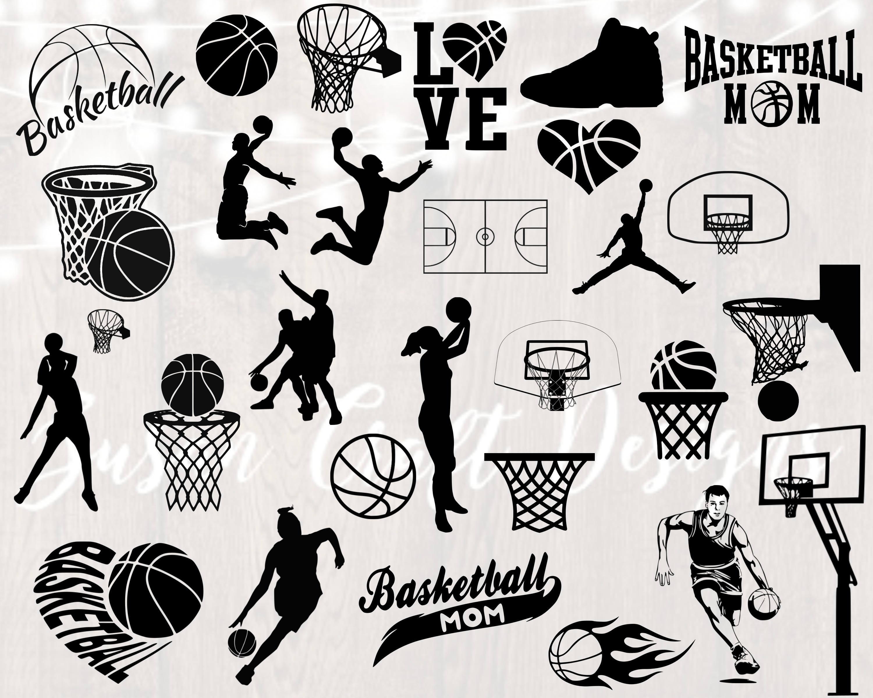 Download Basketball Svg Bundle Basketball Clipart Dxfpngbasketball Etsy