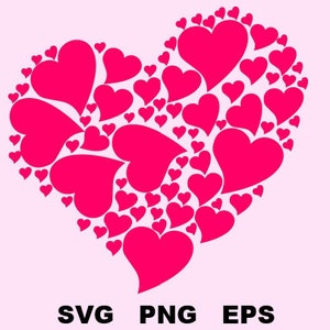 Valentine svg, valentines heart svg, hearts svg image 1