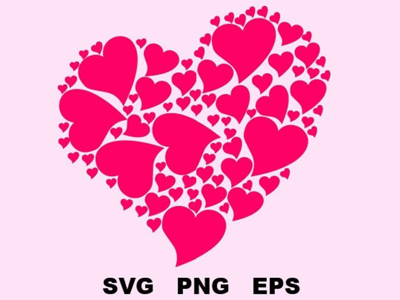 Valentine svg, valentines heart svg, hearts svg image 1