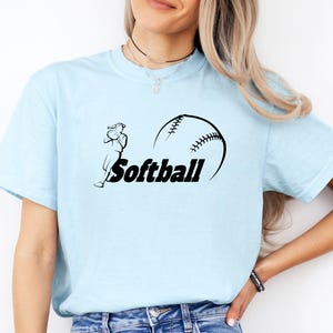 Softball Bundle, Softball Clipart, Softball Mama SVG, Softball Spielerin svg, Softball Silhouette svg, png, dxf, eps Bild 8
