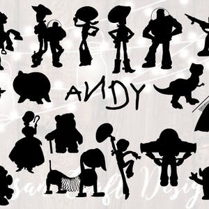 Toy Story svg bundle, toy story silhouette, toy story clipart, for cricut, for silhouette, png, svg, dxf, INSTANT DOWNLOAD