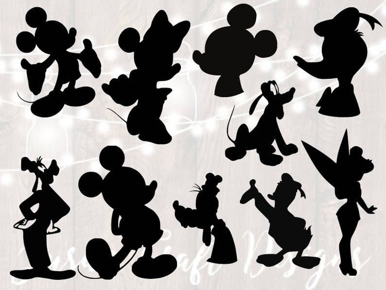 Free Free 61 Svg Mickey And Friends Silhouette SVG PNG EPS DXF File