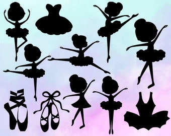 Ballet dancer svg bundle, ballet dancer clipart, Ballarina svg, Ballarina clipart, Dance svg, dance clipart, png, cut file, silhouette