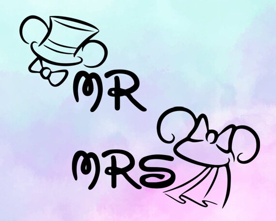 Download Disney Wedding Svg Disney Just Married Svg Disney Wedding Etsy
