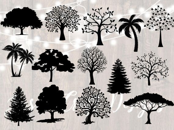 Download Tree Silhouette Svg Bundle Tree Svg Tree Silhouette Svg Etsy