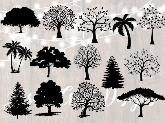 Download Tree Silhouette Svg Bundle Tree Svg Tree Silhouette Svg Etsy