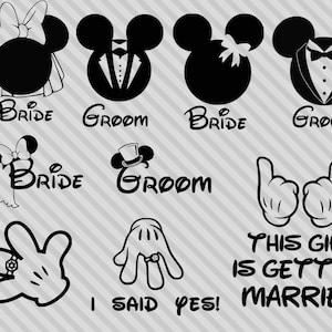 Hochzeit svg svg, Braut svg, Hochzeit Clipart, Verlobung, Cut Files für Cricut Silhouette, EPS, PNG, svg