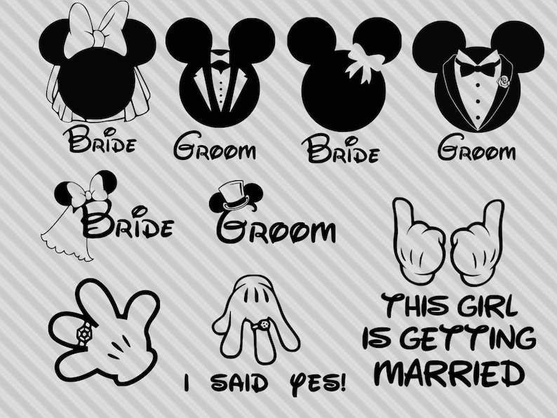 Free Free 116 Disney Wedding Svg SVG PNG EPS DXF File