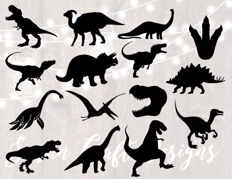 Download Dinosaur svg bundle dinosaur clipart dinosaur silhouette ...