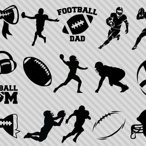 Football SVG, Football Player SVG, Pigskin SVG, football cut file, football player, football eps, football png, football clipart, digital