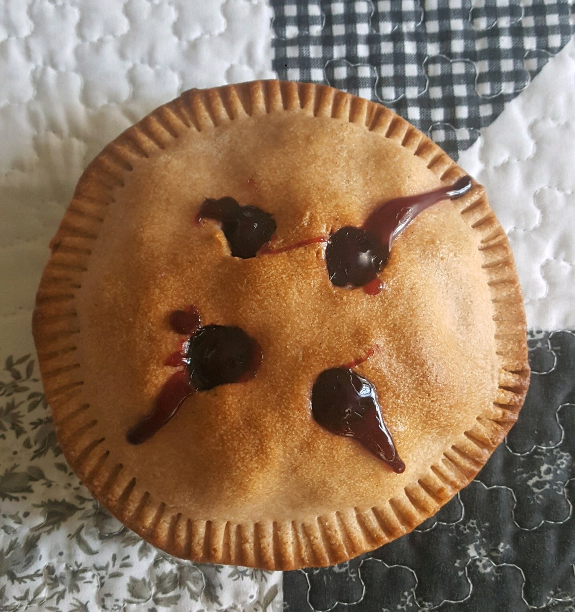 6 inch Fake food Realistic Blueberry Pie Etsy