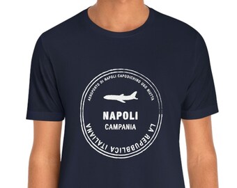 Naples Italy Passport Stamp Vacation Travel Souvenir Unisex T-shirt