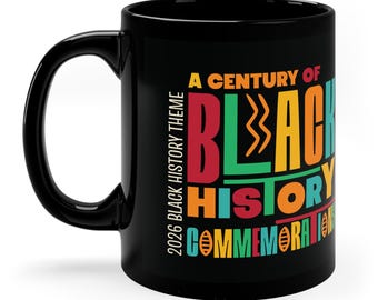 Taza conmemorativa "Un siglo de historia afroamericana" / Tema de historia afroamericana 2026