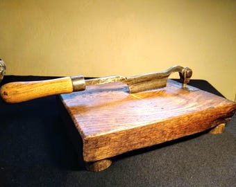 vintage tobacco cutter for sale Antique cast iron cutter. at Ruby Lane Antique Tobacco Cutter Tool |