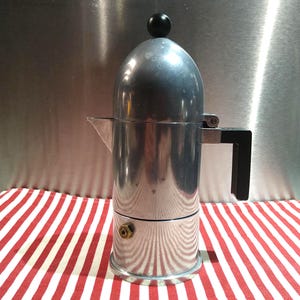 Alessi ITALY. Aldo Rossi. La Cupola, the iconic coffee maker. Early model. Design by Michael Graves, top vintage.