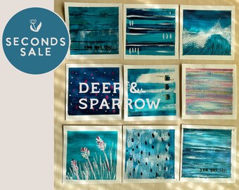 SECONDS SALE - Original artwork, Mini Paintings, 100 day project, Sketchbook pages
